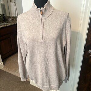 Round Tree and York sweater with zipper neck - mens - M